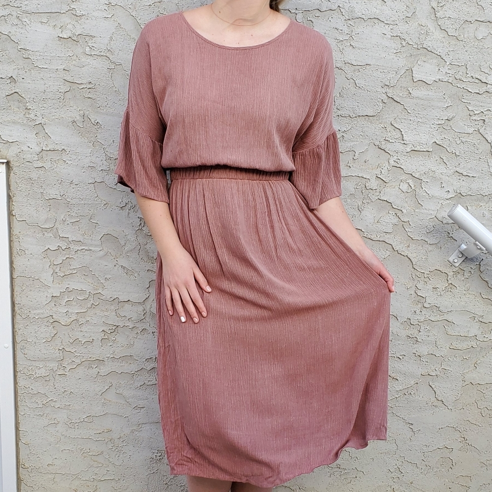 Dusty Rose Long Dress